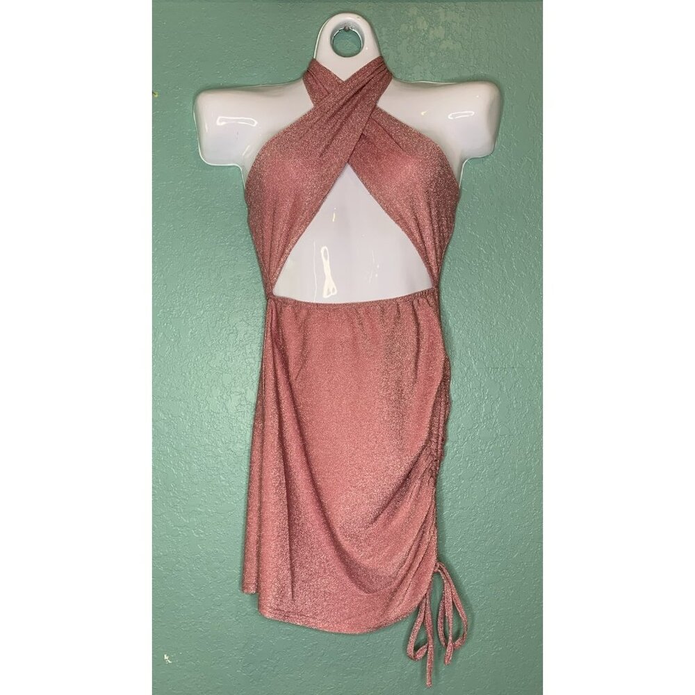Romwe Women's Pink Festive Small Cocktail/Party Dress